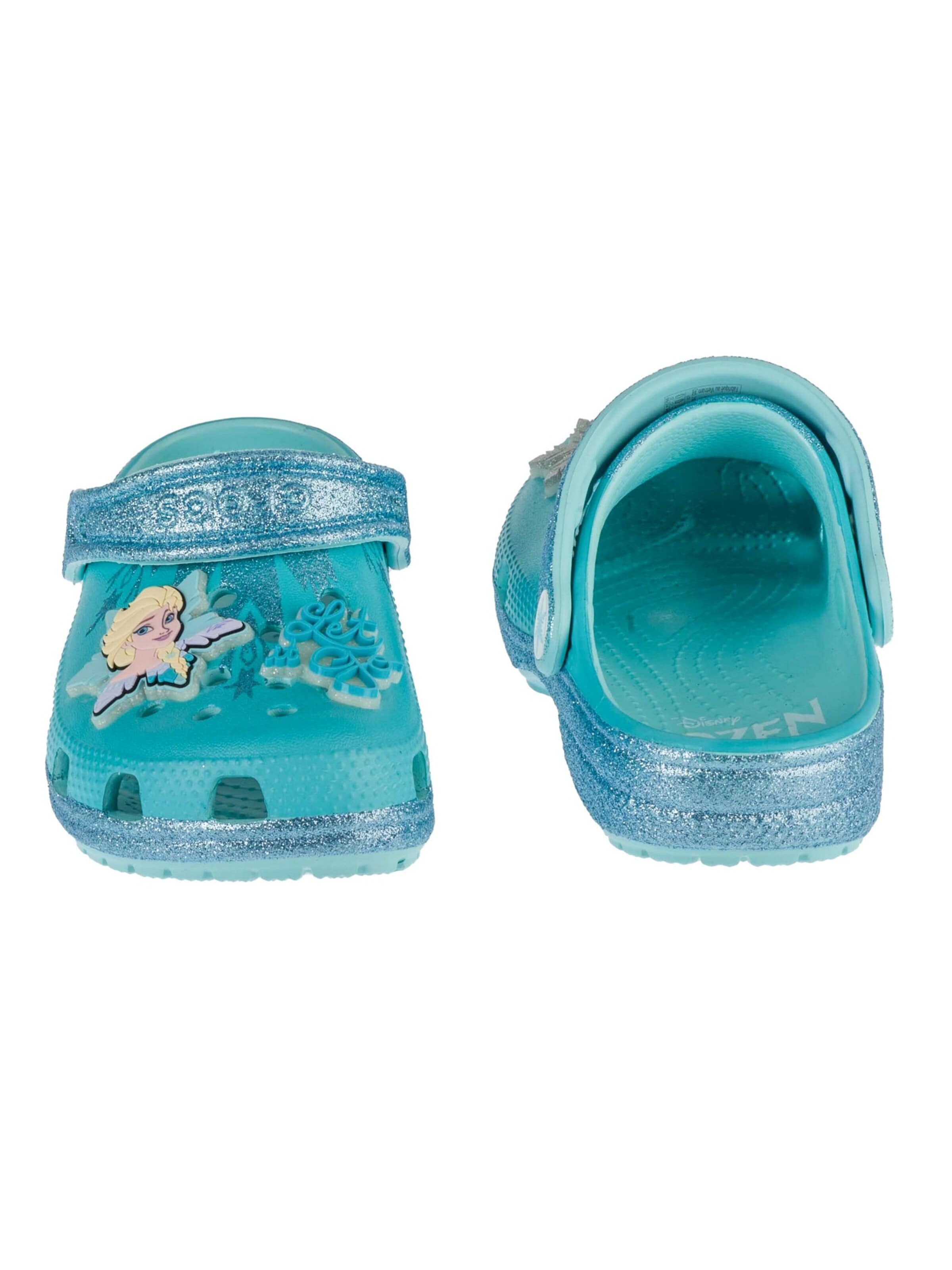 Crocs Sandal 'Crocs Classic Frozen Elsa Clog Kids' in Blue
