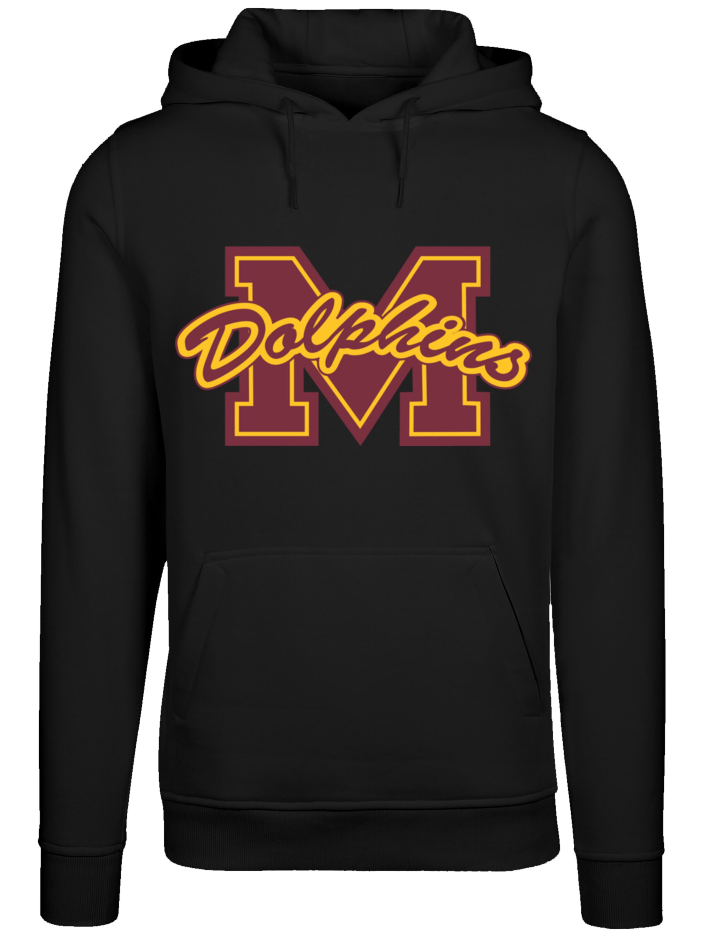 Sweat-shirt 'Sex Education M Dolphins Netflix TV Series' F4NT4STIC en noir : devant