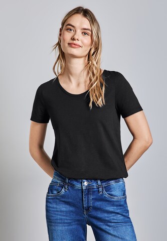 STREET ONE - Camiseta 'Gerda' en negro: frente