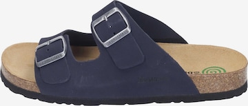 DR. BRINKMANN Pantolette 'Bonillo' in Blau: Vorderseite