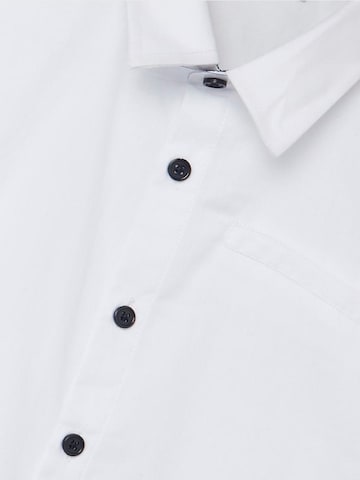 NAME IT - Ajuste regular Camisa en blanco