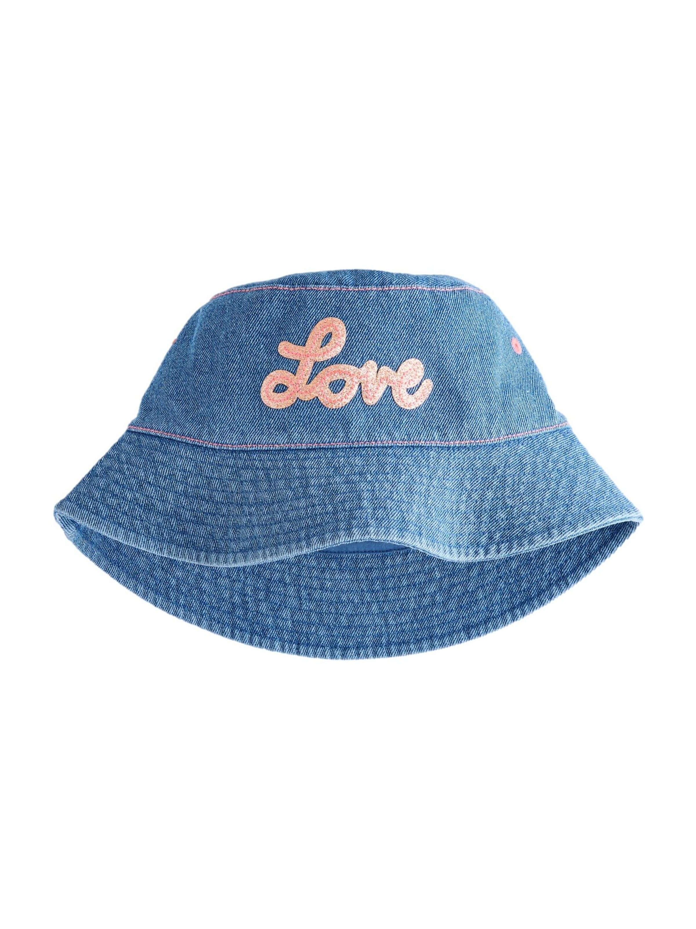 Next Hoed in Blauw: voorkant