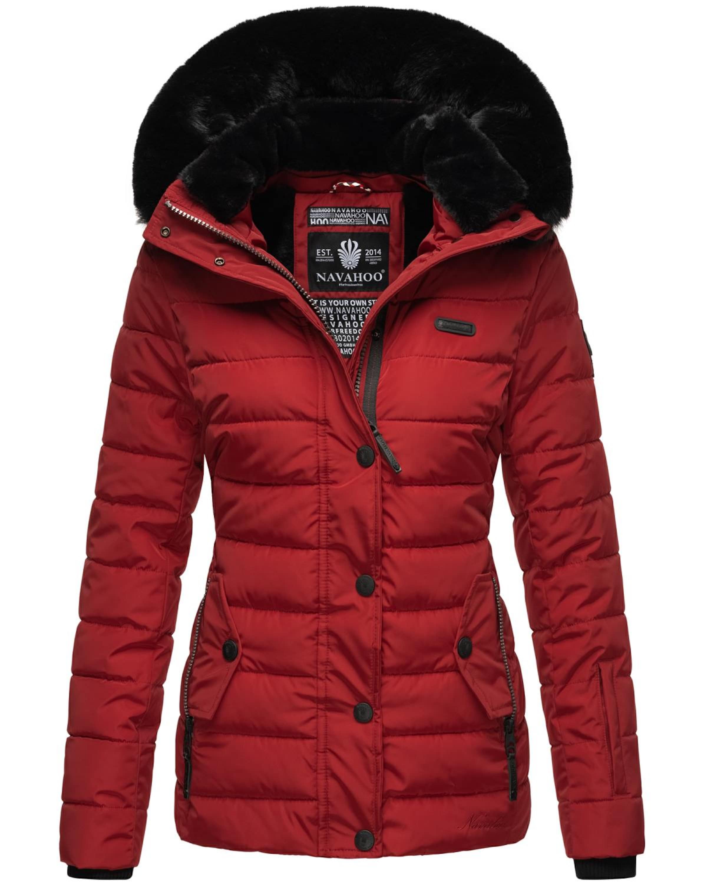 Veste d’hiver NAVAHOO en rouge : devant