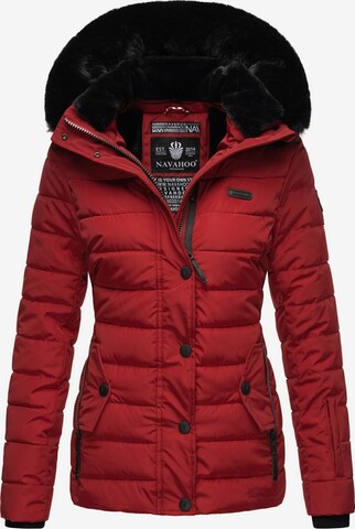 NAVAHOO Winter Jacket 'Milianaa' in Red: front