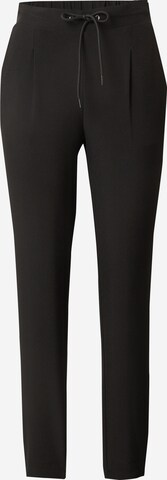 Tapered Pantaloni con piega frontale 'CARLA' di VERO MODA in nero: frontale