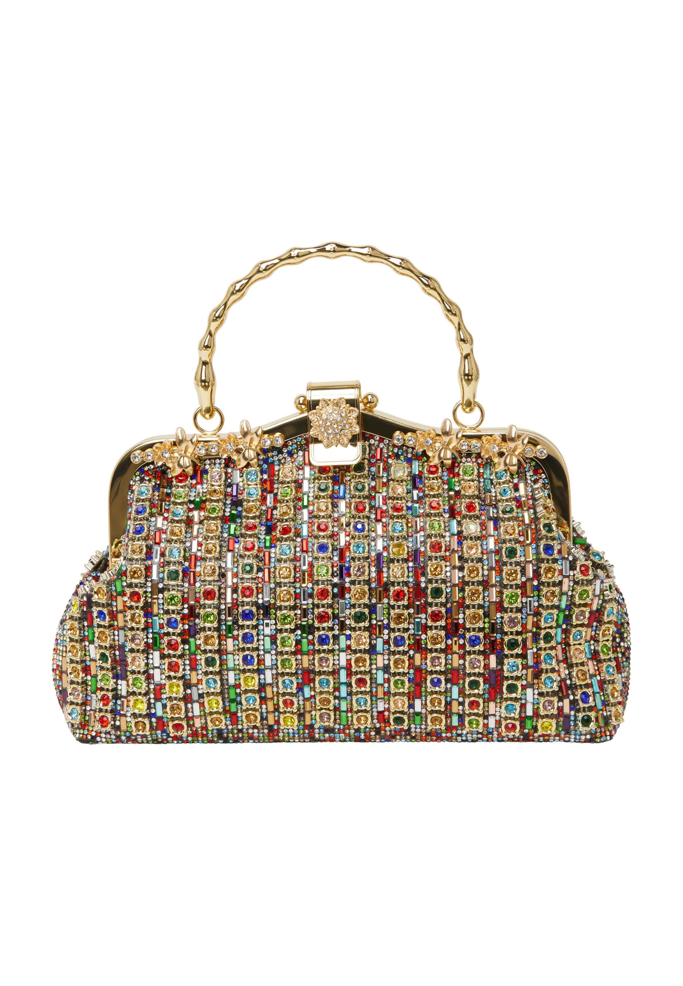 NAEMI - Malas de tiracolo em ouro: frente