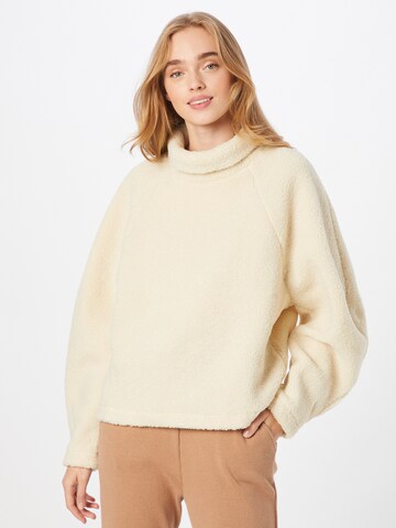 Gina Tricot Sweatshirt 'Debra' in Beige: front