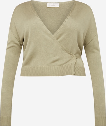 Cardigan 'Elif' Guido Maria Kretschmer Curvy en vert : devant