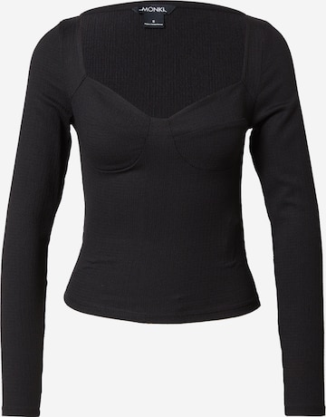 Monki Shirt in Schwarz: predná strana