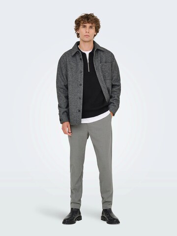 Only & Sons - regular Pantalón chino 'ONSAIDEN' en gris