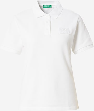 UNITED COLORS OF BENETTON Shirt in White: front