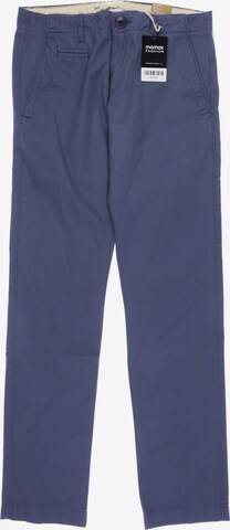 KnowledgeCotton Apparel Stoffhose 30 in Blau: predná strana