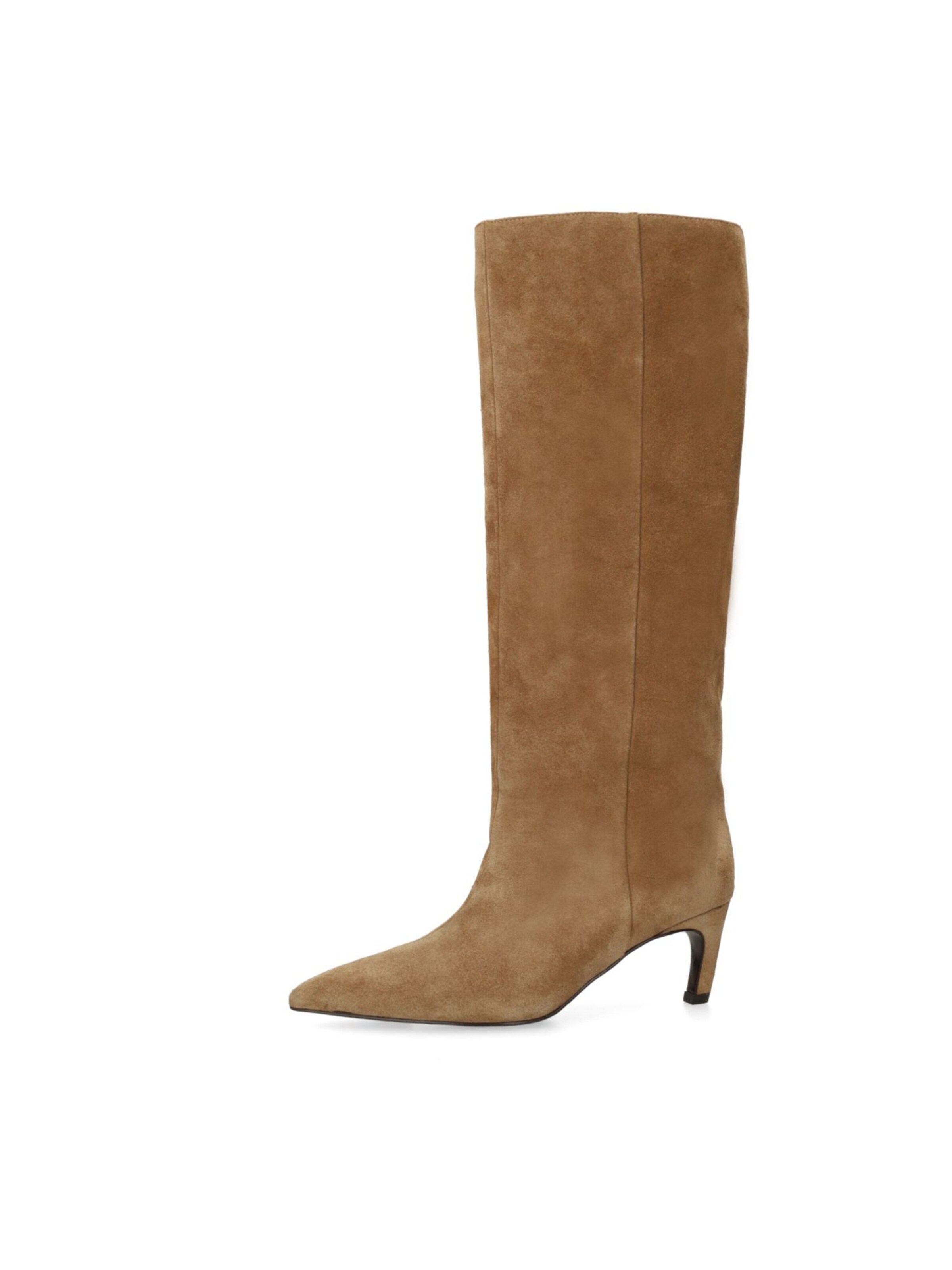 SACHA Bottes en 36 en beige, Vue avec produit