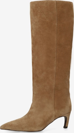 SACHA Bottes en 36 en beige, Vue avec produit