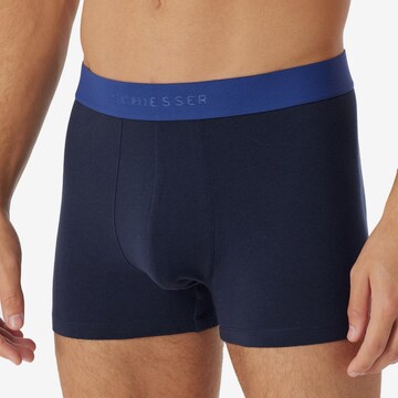 SCHIESSER Boxershorts '95/5' in Blauw: voorkant