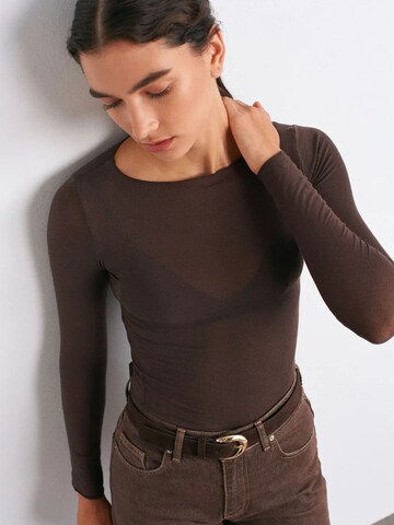 Camicia da donna di Dilvin in marrone