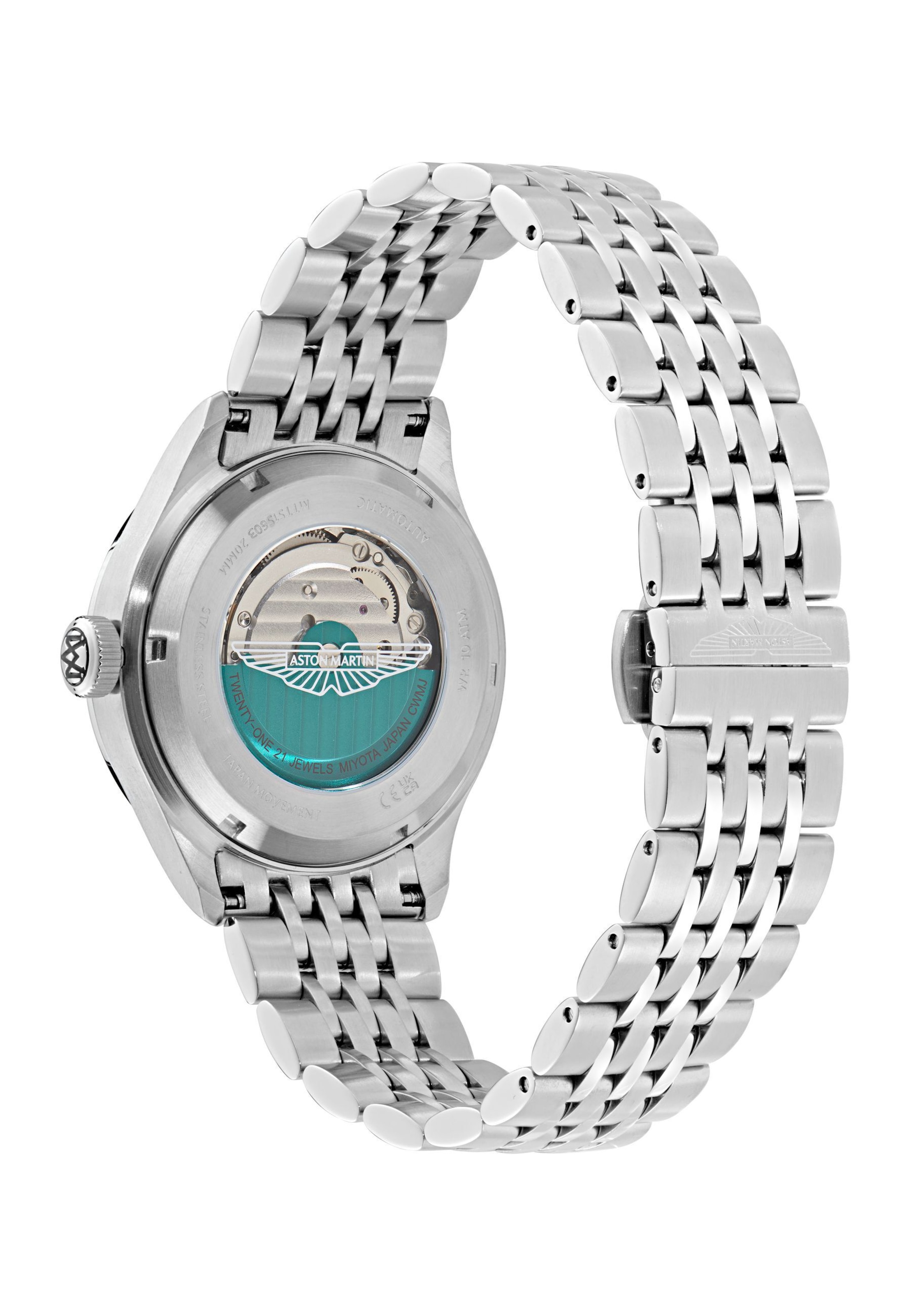 Aston Martin Analoog horloge in Zilver