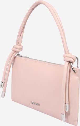 Borsa a mano di Calvin Klein in rosa: frontale