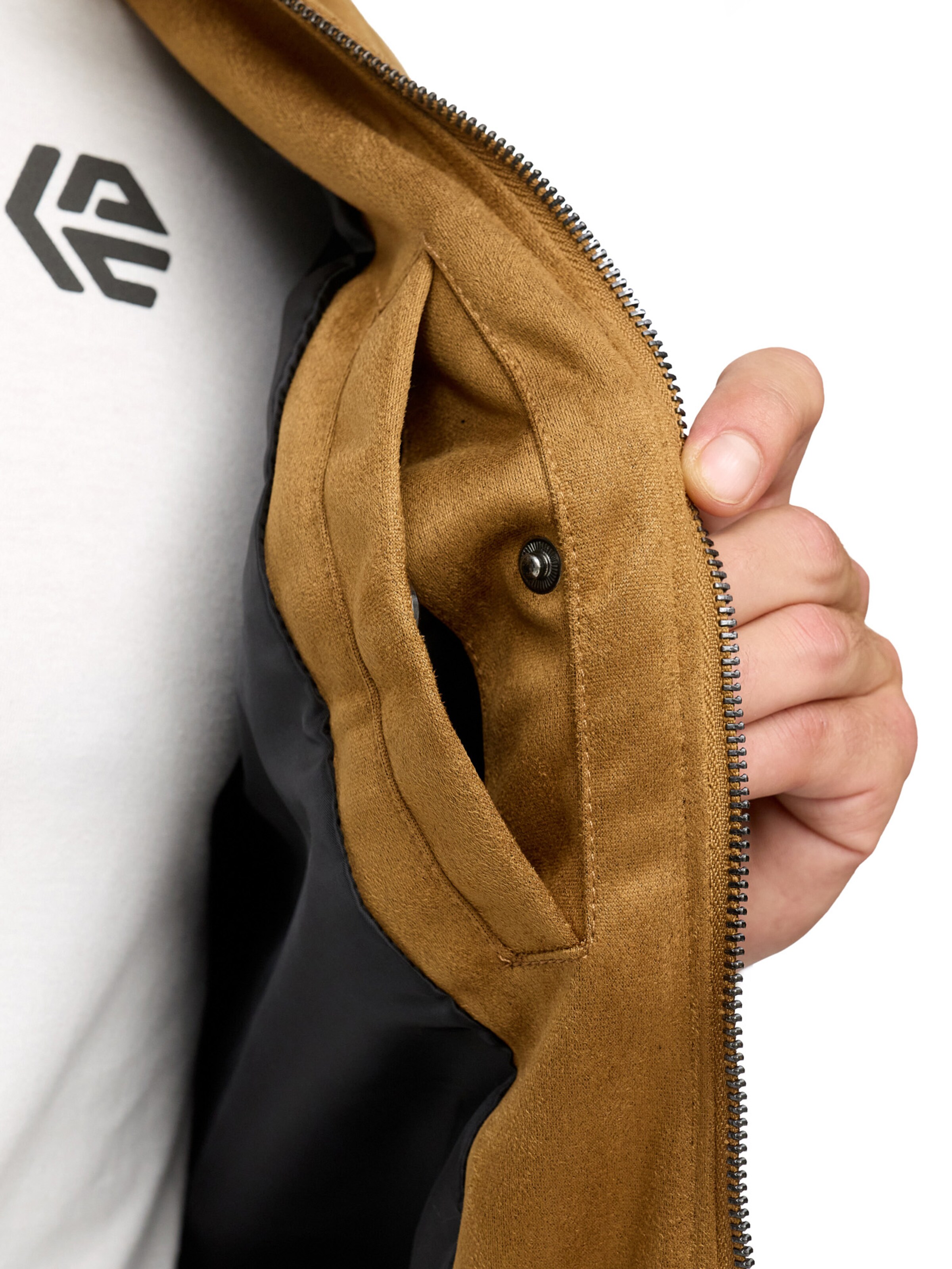 INDICODE JEANS Jacke in Braun