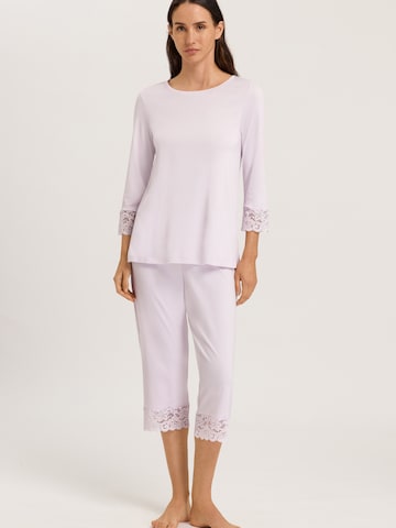Hanro Pajama ' Moments ' in Pink: front