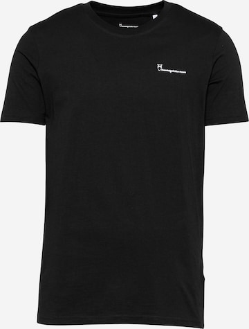 KnowledgeCotton Apparel Shirt 'Alder' in Black: front