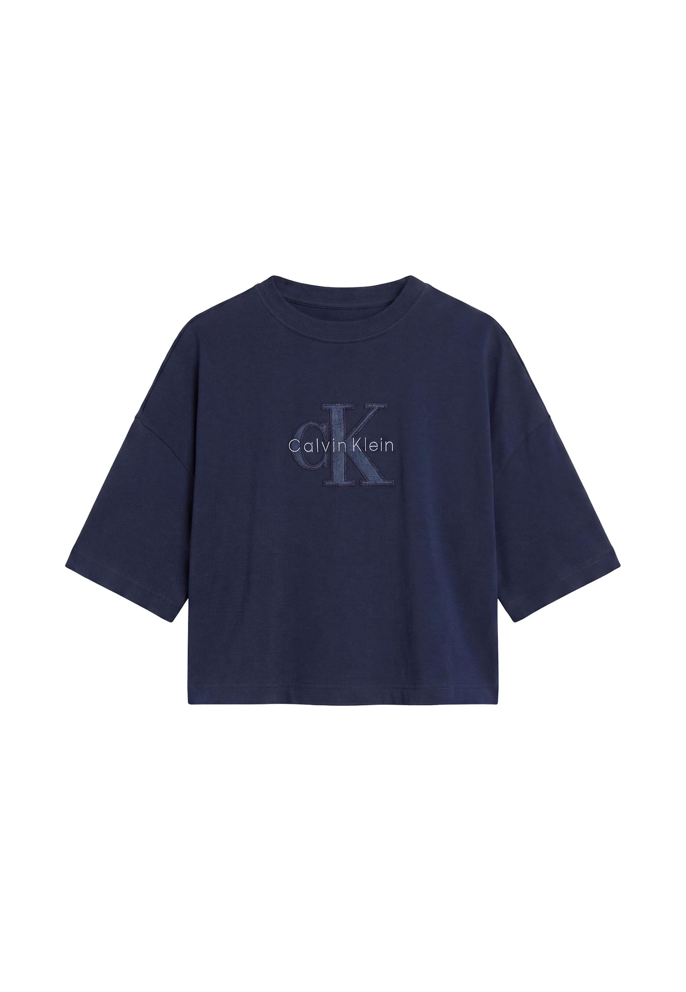 Calvin Klein Jeans Μπλουζάκι σε μπλε: μπροστά