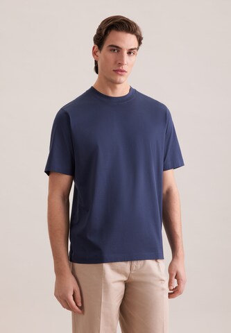 SEIDENSTICKER T-Shirt 'Uni' in Blau: Vorderseite