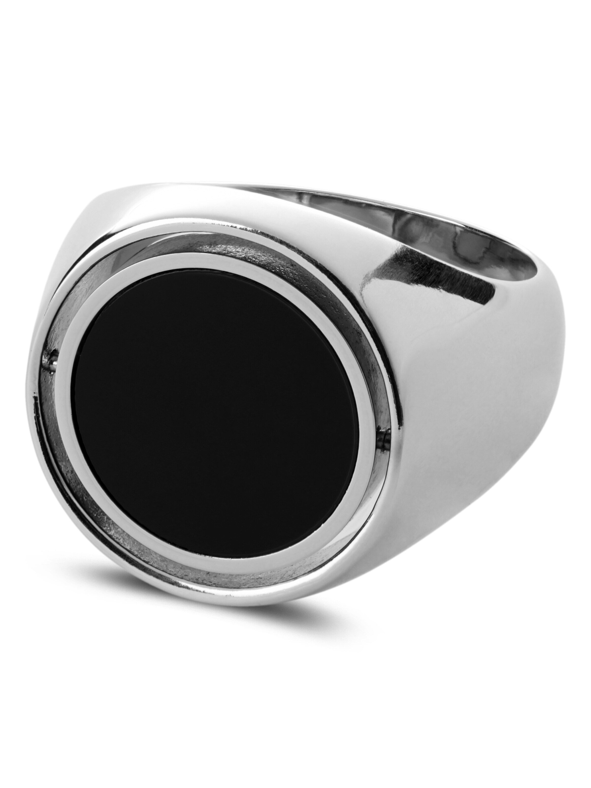 Lucleon Ring 'Dallas' in Black: front