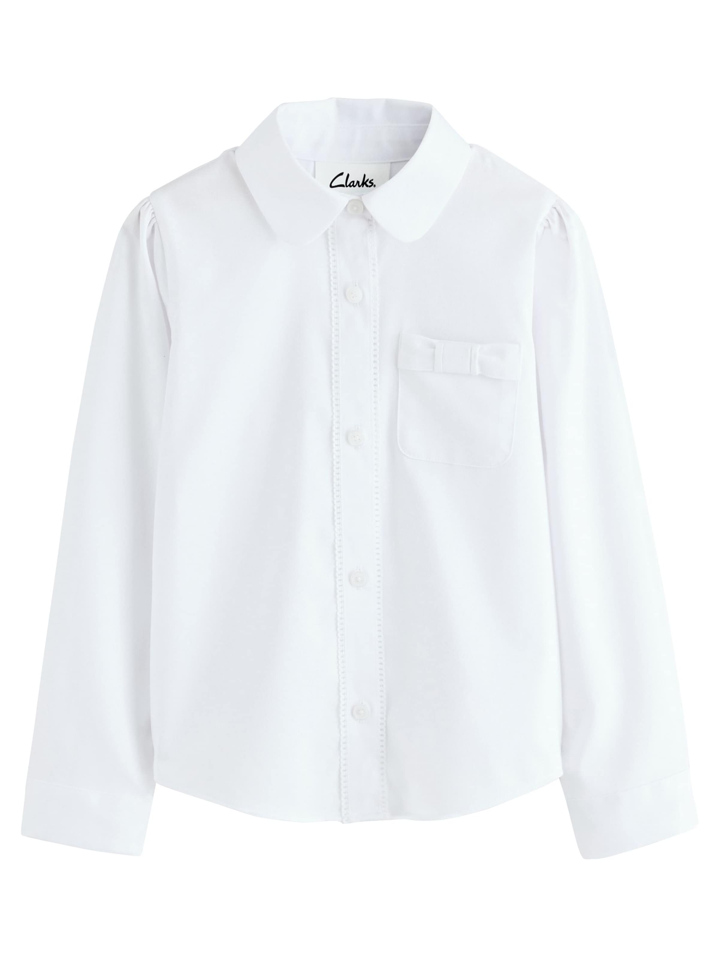 T-Shirt CLARKS en blanc : devant