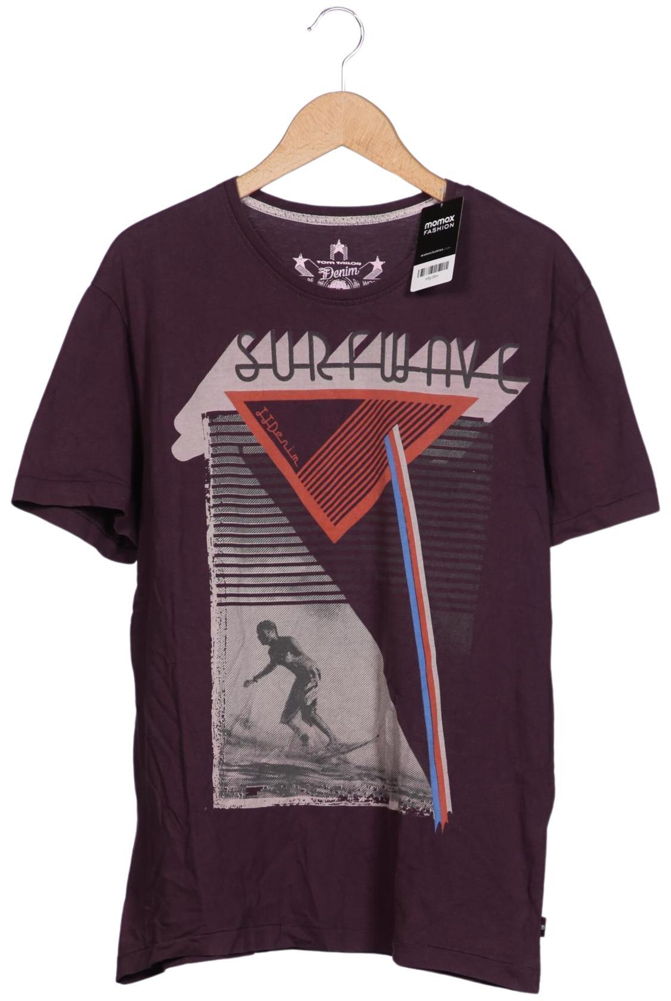 TOM TAILOR DENIM Shirt in XL in Purple: front