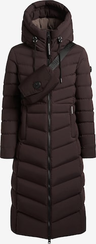 khujo Wintermantel 'Ingram6' in Lila: voorkant