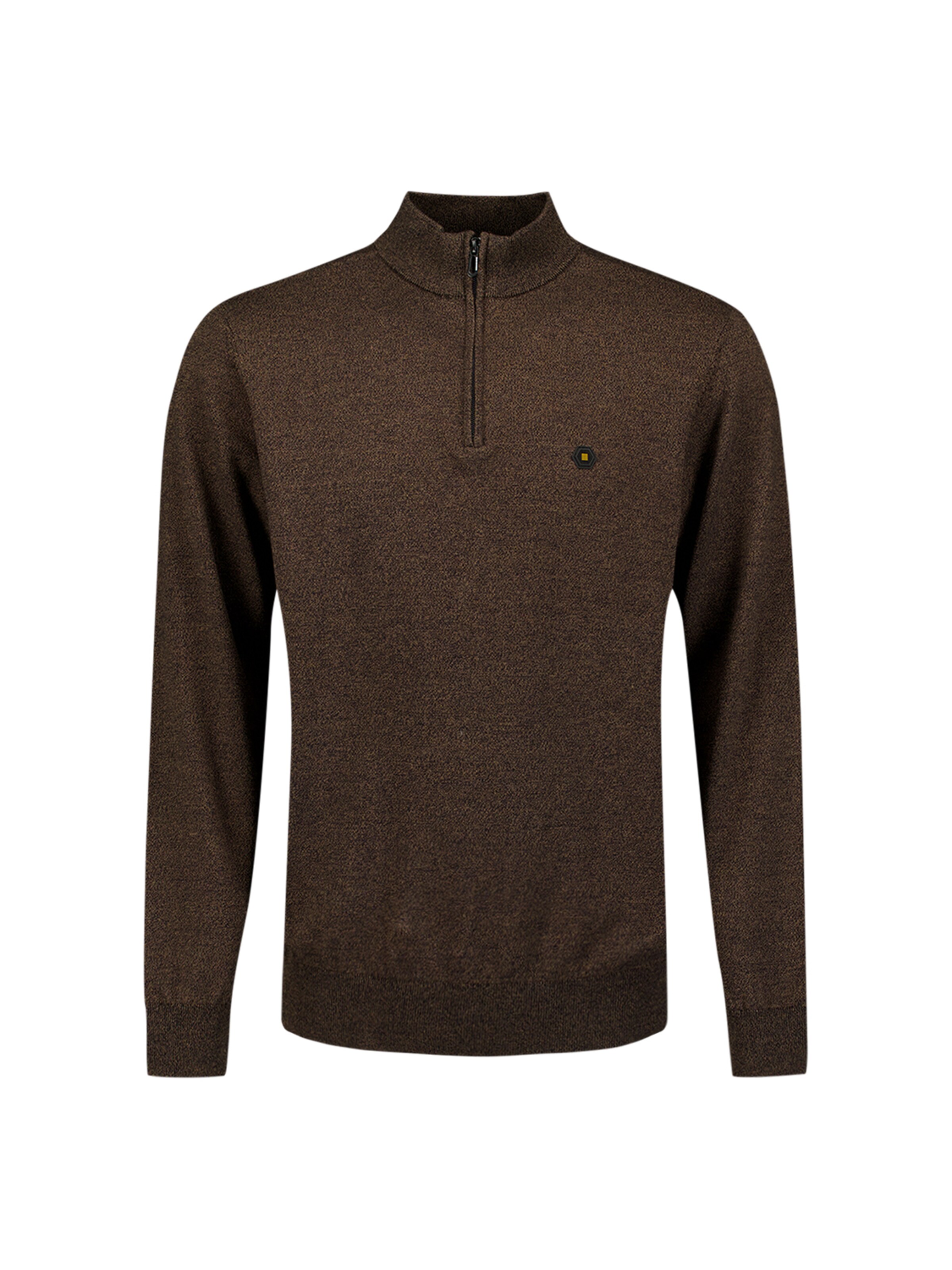 No Excess Sweater in Brown: front