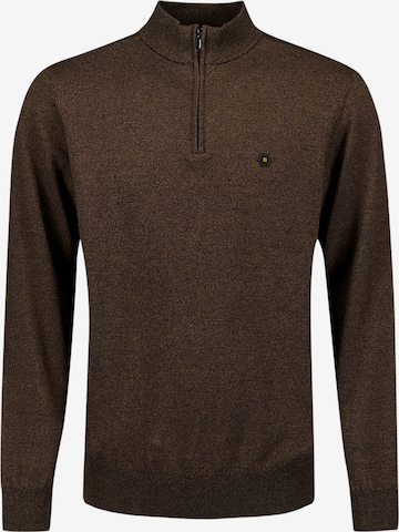 No Excess Sweater in Brown: front
