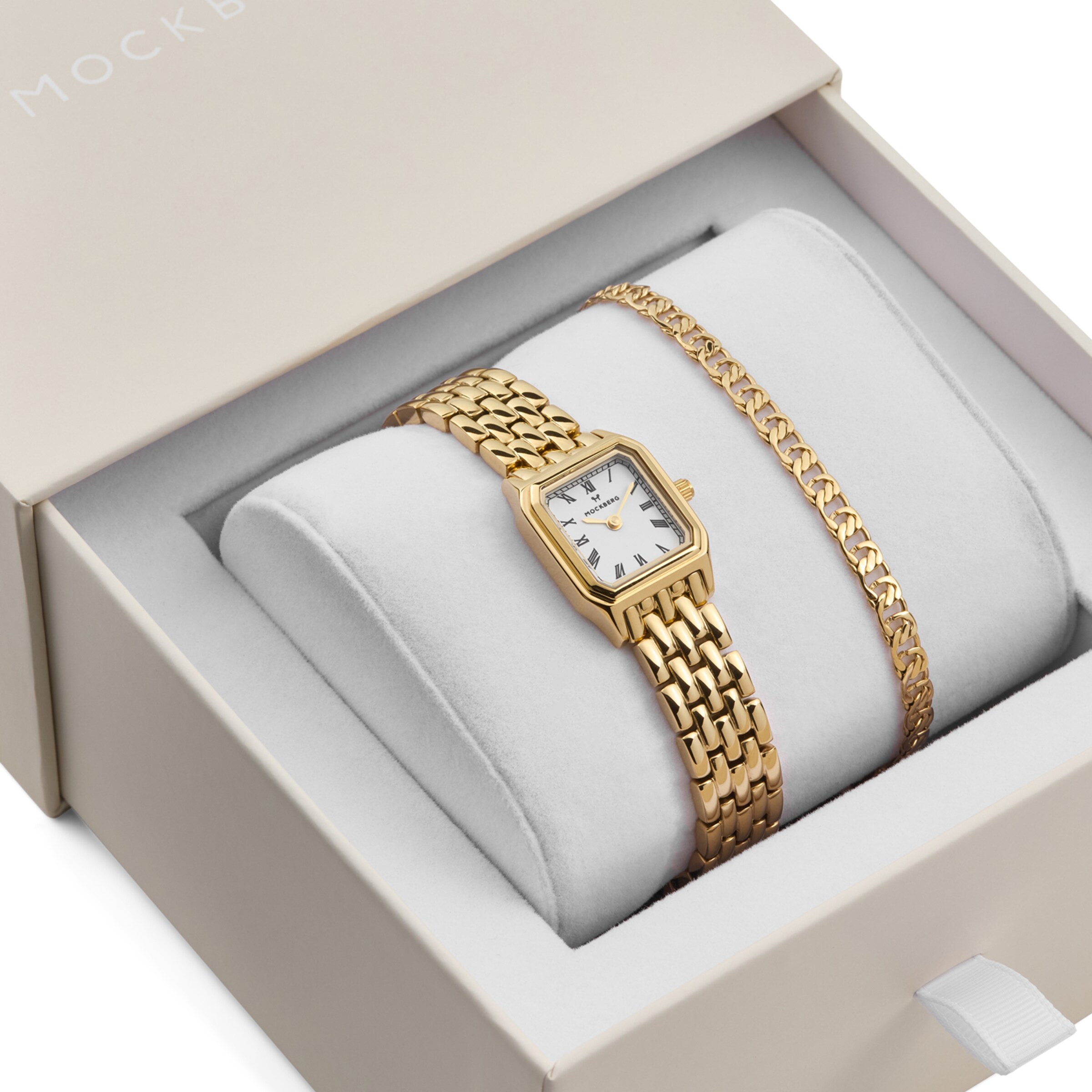 Mockberg Uhr in Gold