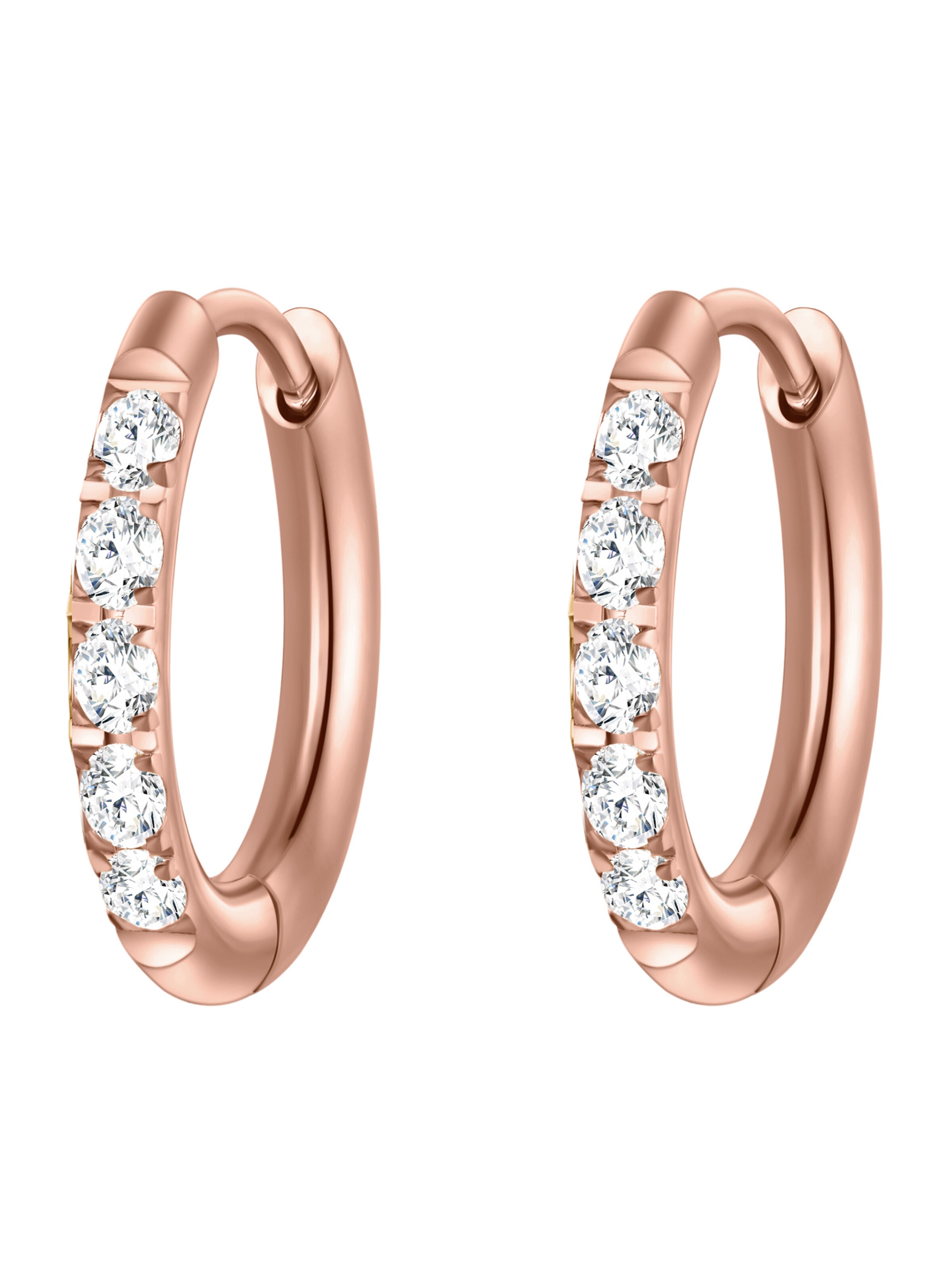 day berlin Earrings 'Stone' in Gold: front