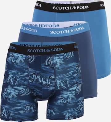 SCOTCH & SODA Boksarice | modra barva: sprednja stran