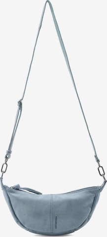 FREDsBRUDER Umhängetasche 'My old Friend ' in Blau: Vorderseite