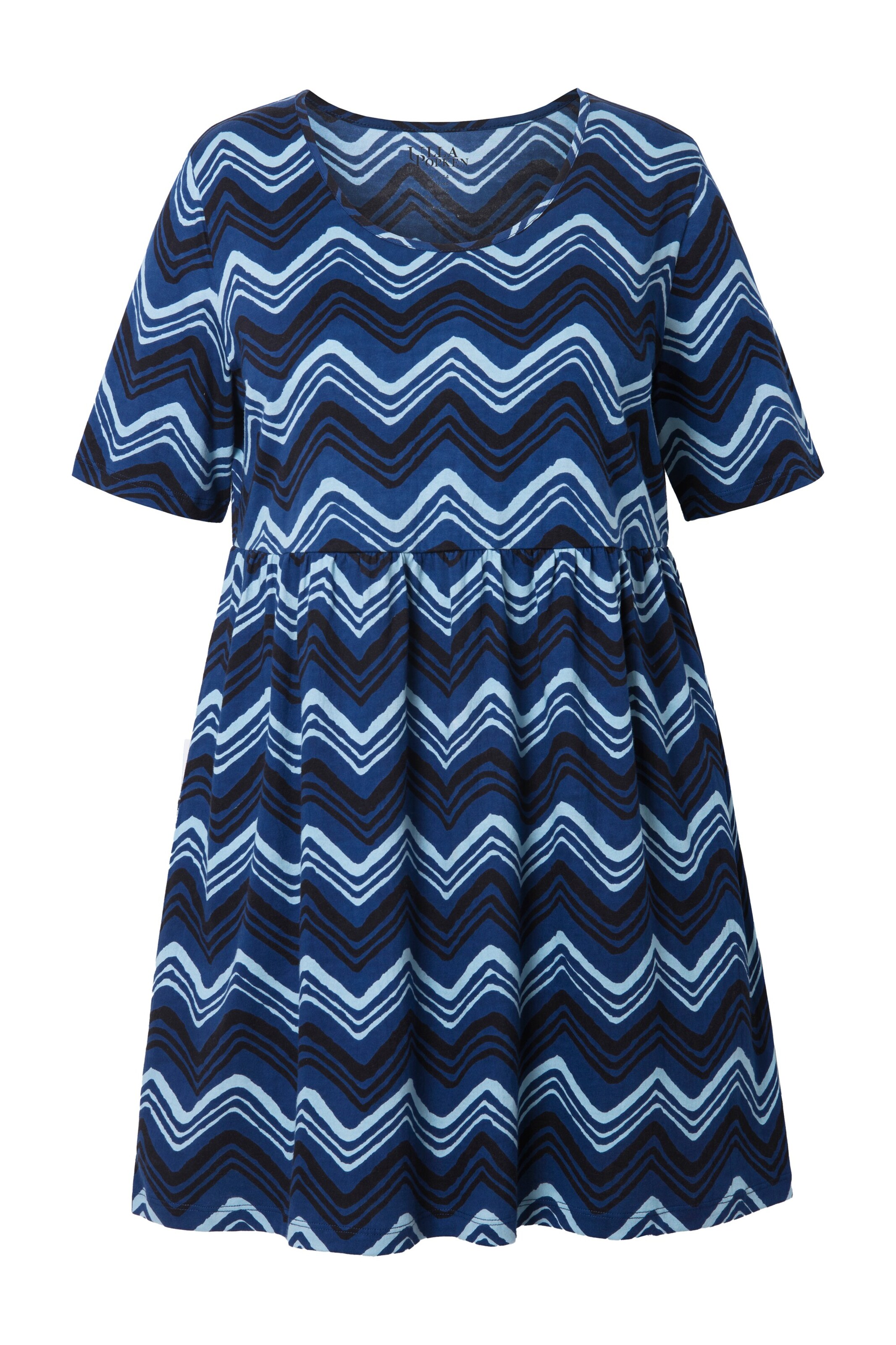 T-shirt Ulla Popken en noir : devant