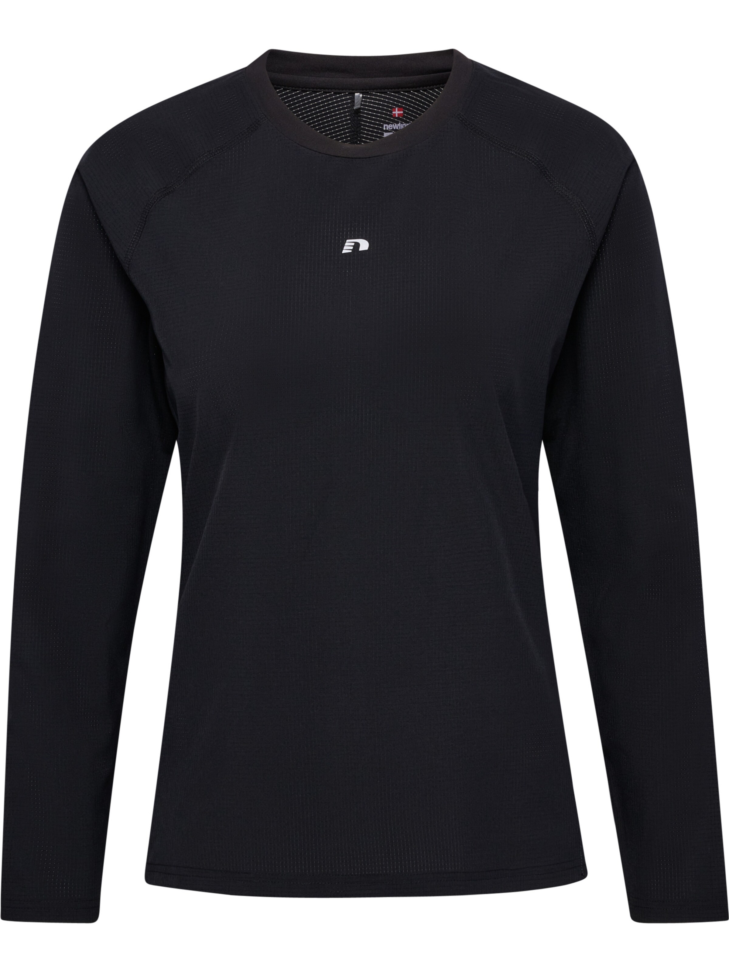 T-shirt fonctionnel Newline en noir : devant