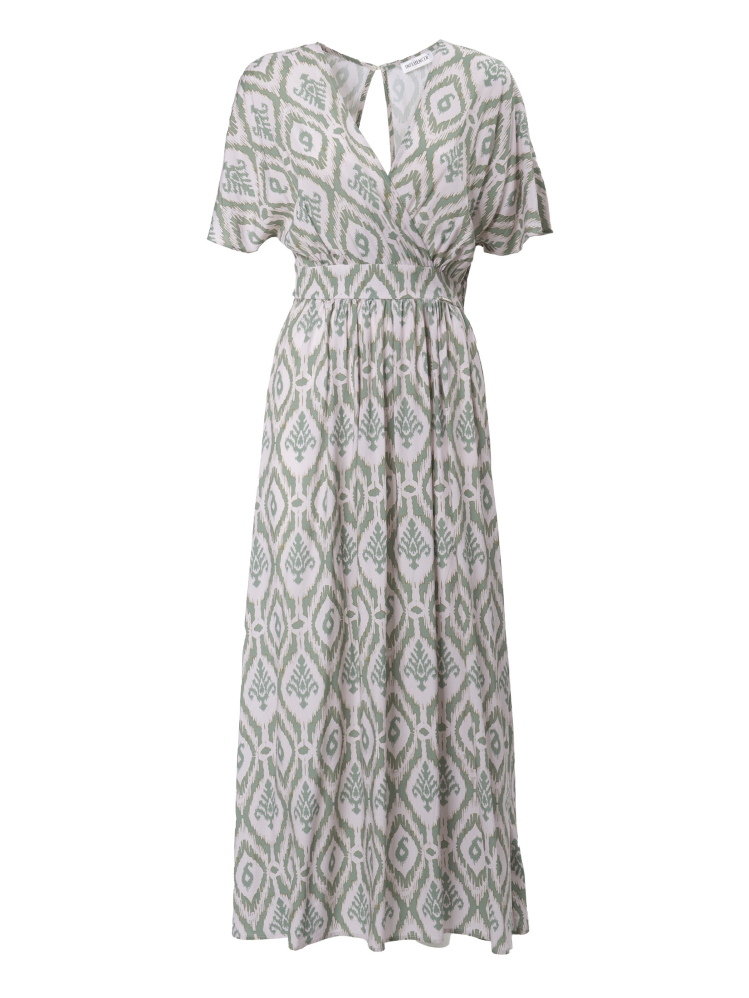 Influencer Dress in Grey: front