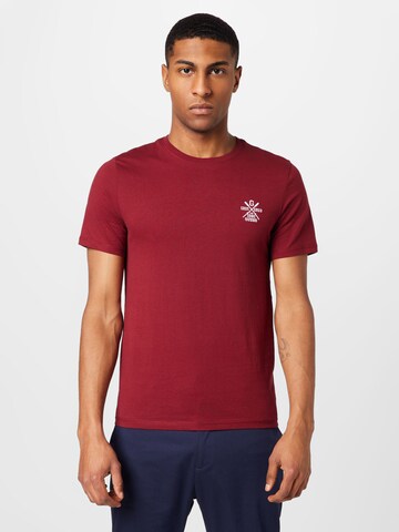 GUESS T-Shirt 'RADIY' in Rot: predná strana