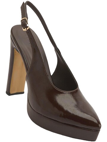 Limoya Slingback Pumps 'Ramia' in Brown: front