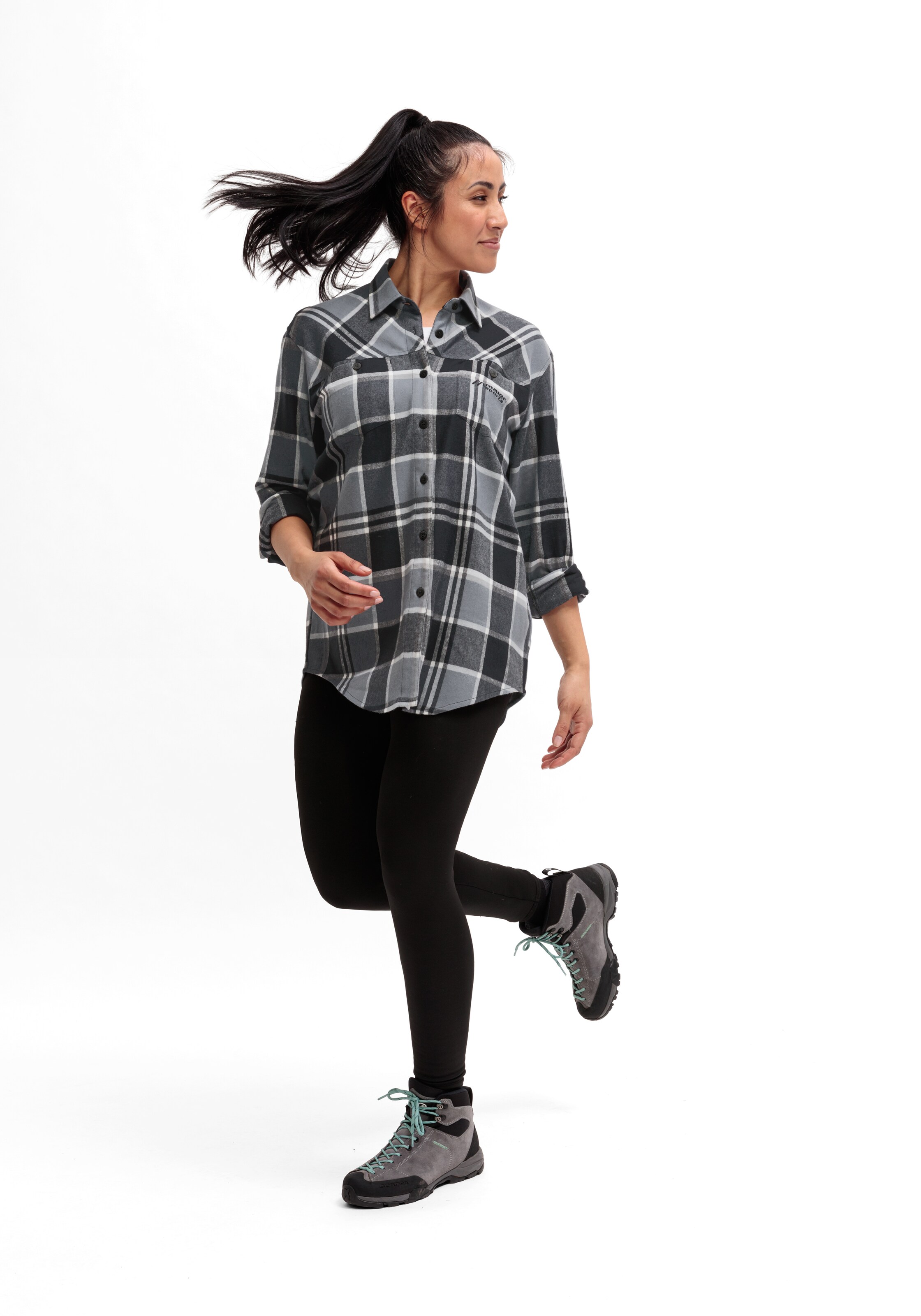 Maier Sports Blouse in Grey