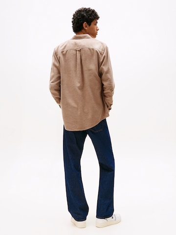 Tommy Jeans Regular Fit Hemd in Beige