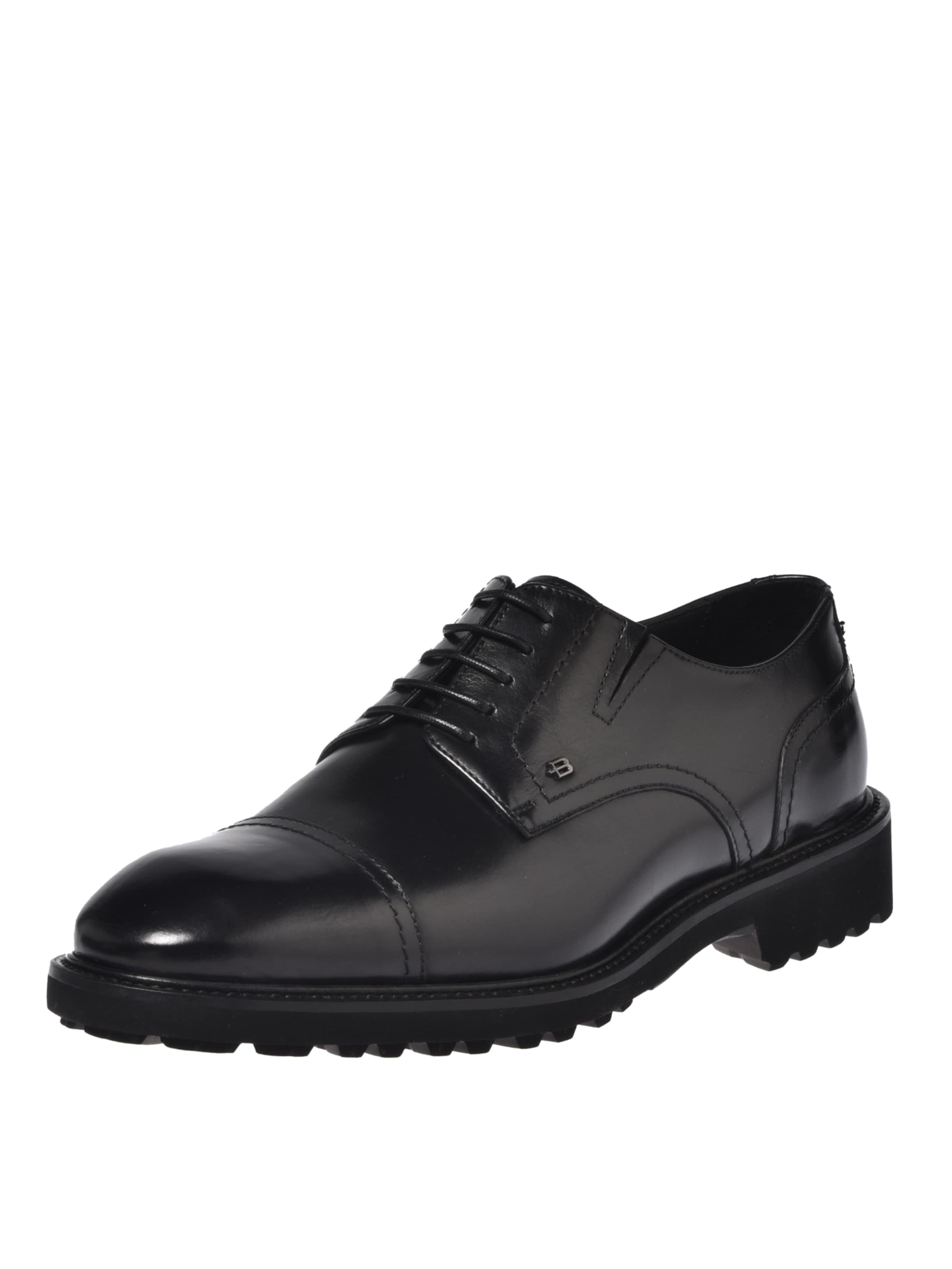 BALDININI Veterschoen in Zwart: voorkant