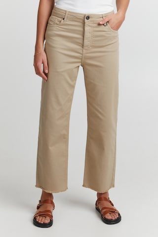 PULZ Jeans Jeans in Beige: front