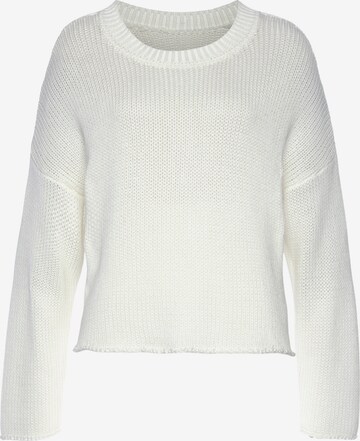 Pullover di LASCANA in bianco: frontale