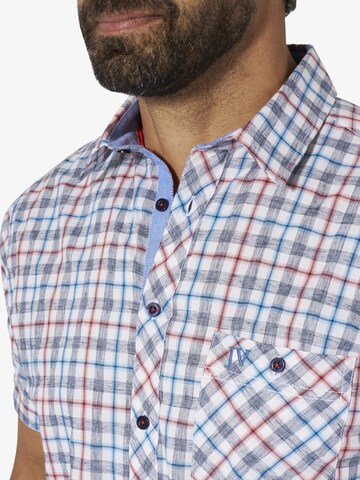 Jan Vanderstorm Comfort Fit Hemd 'Bendiks' in Blau