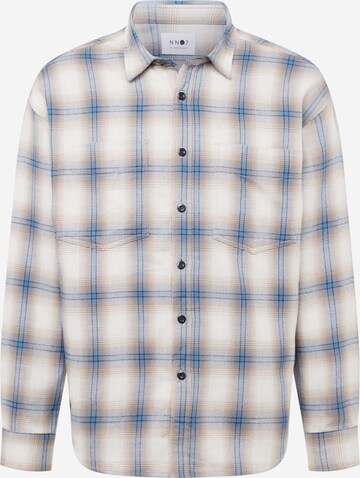 Coupe regular Chemise 'Deon Western' NN07 en gris : devant