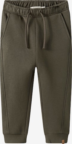 Lil'Atelier Regular Broek in Groen: voorkant